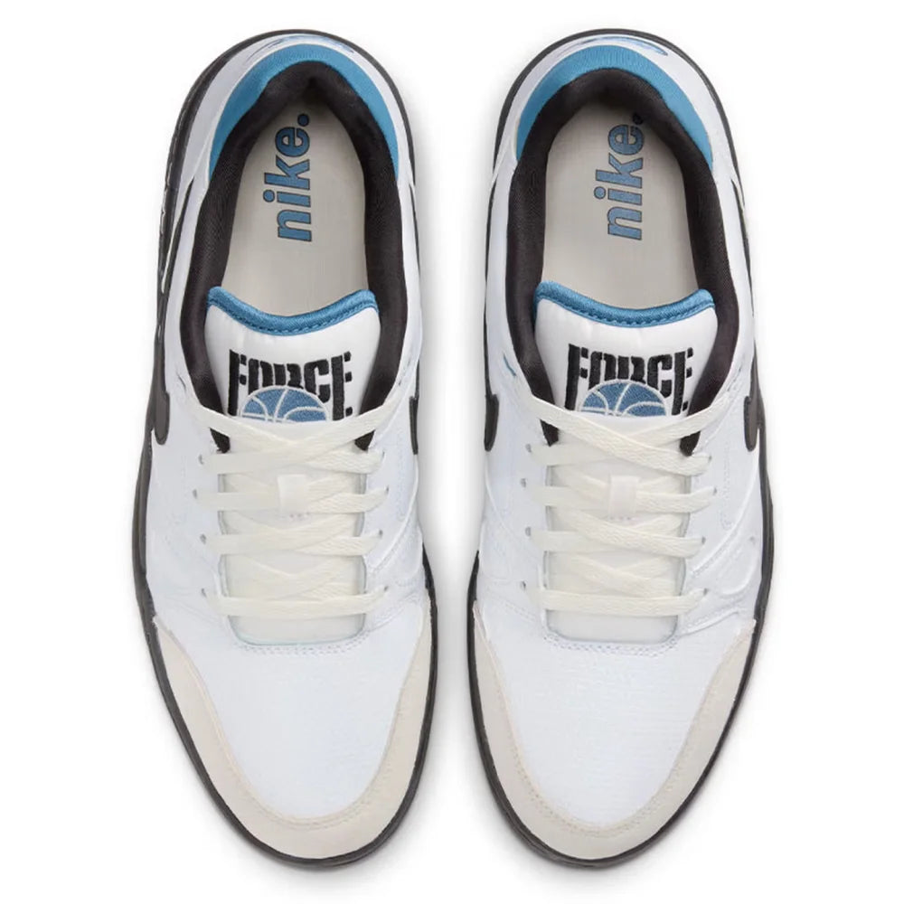 Nike Ful Force Low-Top-Skateschuhe für Herren, Schwarz/Weiß/Blau, HJ7262-100
