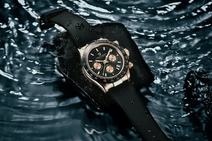 PAGANI DESIGN New Gold Blue Luxury Quartz Watch For Men Gift Box VK63 Movt Chronograph Sapphire Crystal Stainless Steel Watch