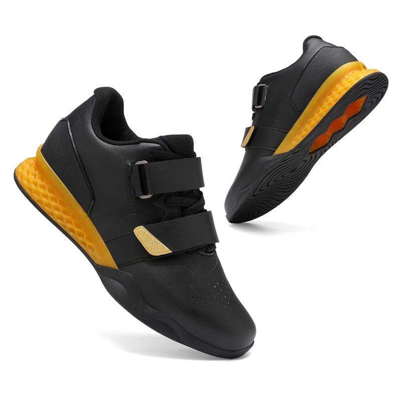 Weightlifting Shoes Professional  Men Women Powerlifting Squat Training Hard Sole Gym Shoes with Stable Heel Non Slip Design