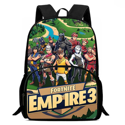 Classic Game FortniteS Child Backpacks Lunch Bag Pencil Case Pupil Large Capacity School Bags For Boy Girl Best Gift