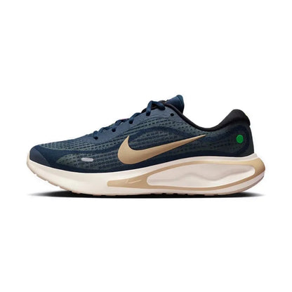 Nike Journey Run: Wygodne, wszechstronne, oddychające i lekkie męskie buty do biegania typu low-top – niebieskie FN0228-403