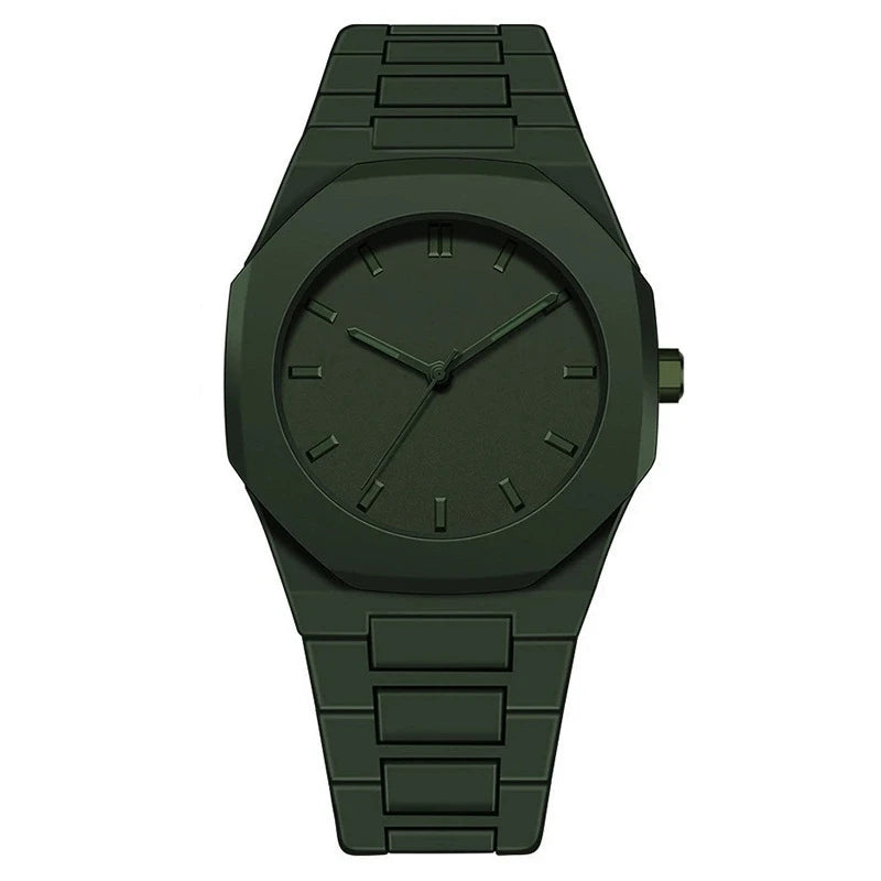 New Fashion Men Luxury Calendar Watch Women Business Casual Quartz Watches Sports Plastic Watch Students Watches Reloj Hombre