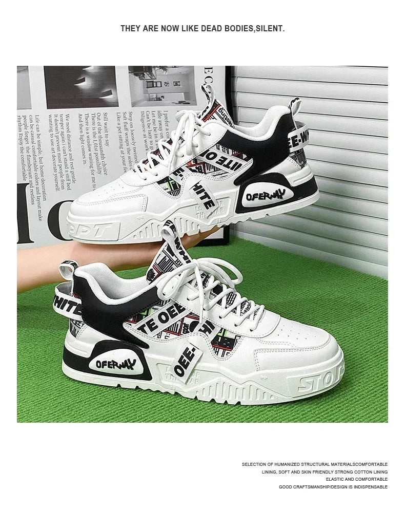 Chaussures de skateboard pour homme, baskets d'été, cuir, décontractées, mode, plein air, course à pied, sport, randonnée, tennis, semelles compensées, de créateurs, de luxe