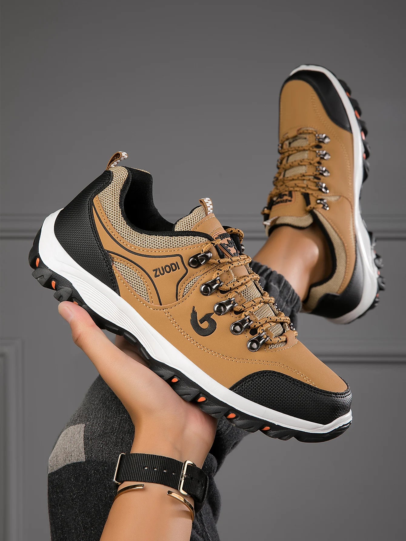Nuove scarpe da trekking da uomo, traspiranti e ultraleggere, antiscivolo, per outdoor, campeggio, corsa e sport all’aperto