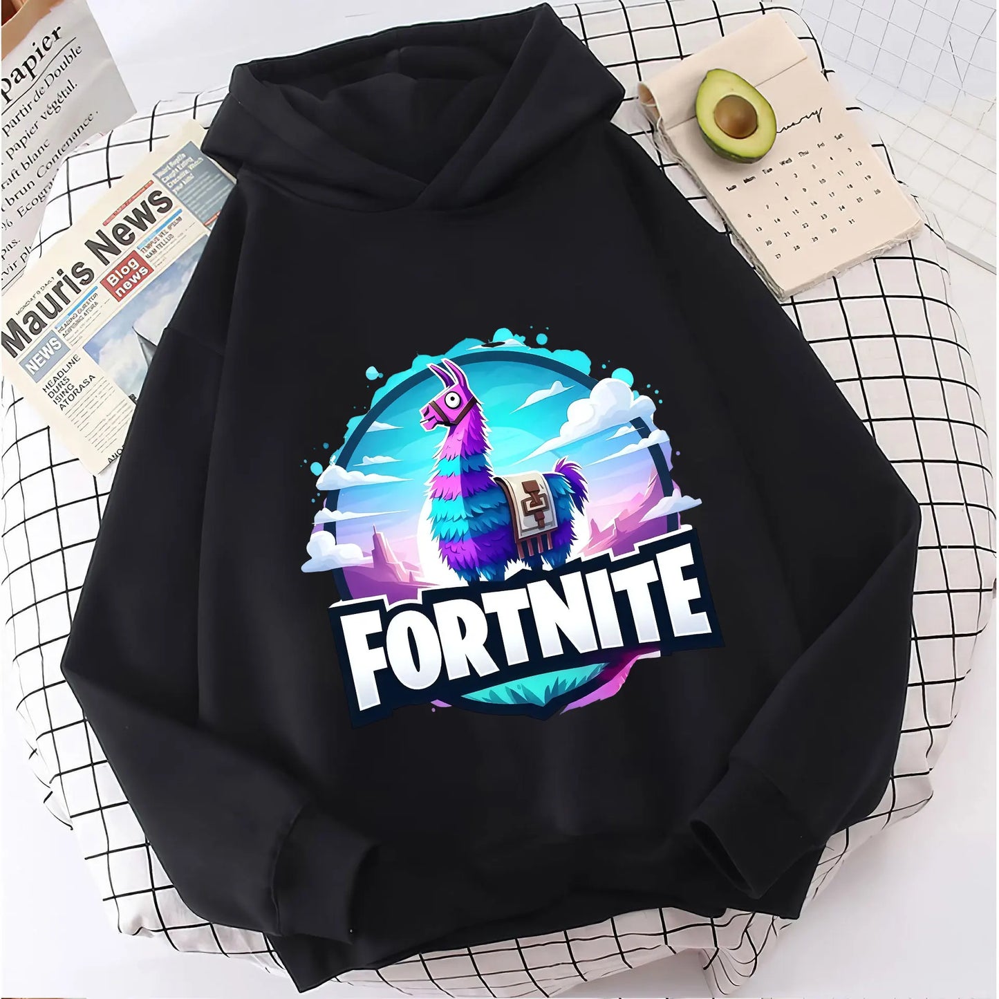 New Fortnites Kids Sweatshirts Cartoon Game Character Printed Hoodie Autumn Casuals Children Tops Winter Baby Boys Clothing