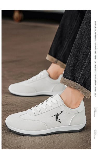 Men's Shoes, Spring and Autumn Trendy Styles, New Cross-Border Models, White, Black, Red Sneakers, Soft-Soled Breathable Men's Low-Top Versatile Casual Shoes