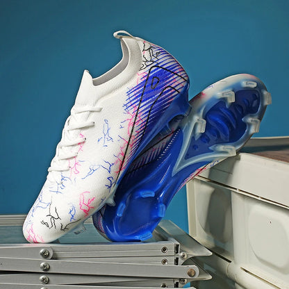 Chaussures de football pour homme, chaussures de foot antidérapantes, baskets d'entraînement FG, crampons de qualité supérieure, vente en gros, drop shipping, unisexe, adulte