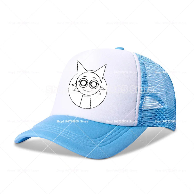 Sprunkis Baseball Cap Simple Fashion Sport Casual Headwear Popular Game Anime Figure Hats Summer Sunscreen Sun Hat Birthday Gift