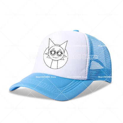 Sprunkis Baseball Cap Simple Fashion Sport Casual Headwear Popular Game Anime Figure Hats Summer Sunscreen Sun Hat Birthday Gift