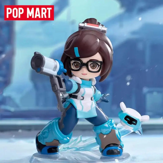 POP MART Overwatch Play of The Game Series Caixa Surpresa Mystery Box Brinquedos Kawaii Ornamentos Figuras Decoração de Casa Bonecas Modelo de Secretária