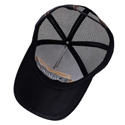 Gorra de béisbol unisex de verano para pesca, gorra trucker de malla transpirable para hombre y mujer, gorra estilo pescador Big Fish, gorra de moda para exteriores