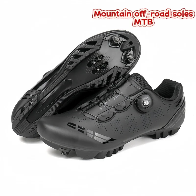 Men's Mountain Bike Shoes MTB, Breathable, Non-Slip, High Hardness, Suitable For Outdoor Road Racing, Mountain Off-Road Riding 37-46