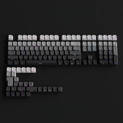 2025 Original Daylight PBT Translucent Keycaps Set – 136 OEM Side-Engraved Keycaps for 60/84/98/108 Mechanical Keyboards, MX Switch Compatible