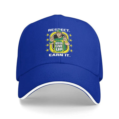 Yellow Wrestling Cena John White Custom Baseball Caps For Mens Unisex Male Beach Sunscreen Hat Snapback Cap