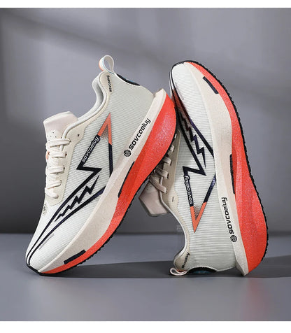 2026 Running Shoes Carbon Board Marathon Men Sports Breathable Lightweight Women's Comfy Athletic Antiskid Sneakers Casual New
