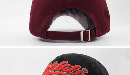 Baseballkappe mit großer Buchstabenstickerei für Herren, Sommer, Freizeit, Damenmode, Snapback, Baumwollkappen, Schirm, Hip-Hop-Mütze, Herbst, verstellbar