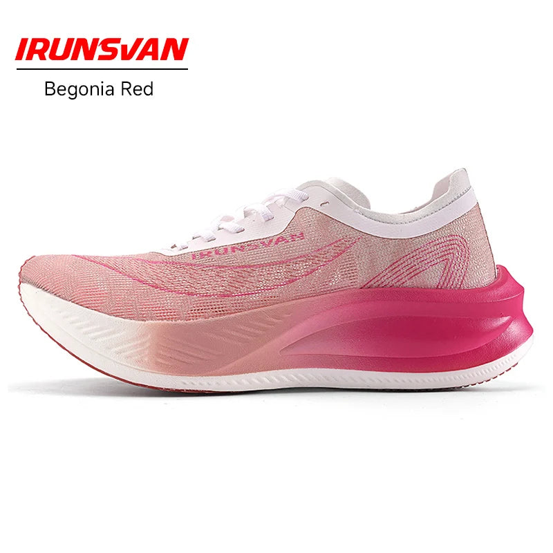 IRUNSVAN Carbon Plate Marathon Running Shoes, Professional Stable Support, Shock Absorption, Ultra-Light Rebound Sports Shoes