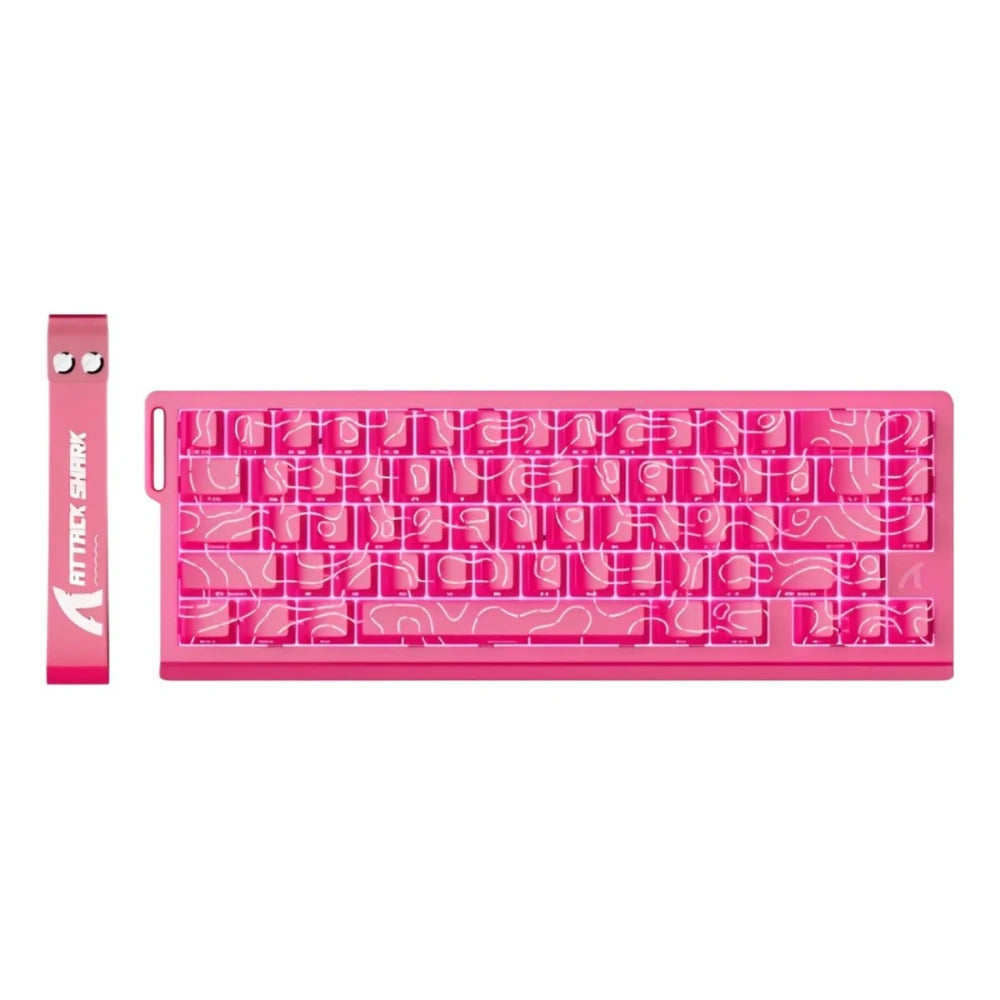 Attack Shark X68 He Gaming Keyboard Magnetic Mechanical Wired for Pro Gaming 0.01mm Rapid Trigg 8000Hz 128K Rate