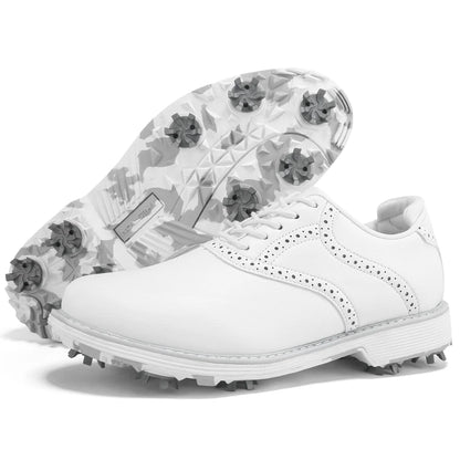 Chaussures de golf professionnelles pour femmes, chaussures de marche décontractées et tendance, chaussures de sport de golf confortables et antidérapantes pour le fitness en plein air