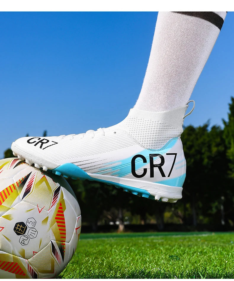 Chaussures de football pour homme, chaussures de futsal professionnelles, chaussures de football de haute qualité, crampons, femmes, unisexe, ultralégères, TF/FG, baskets