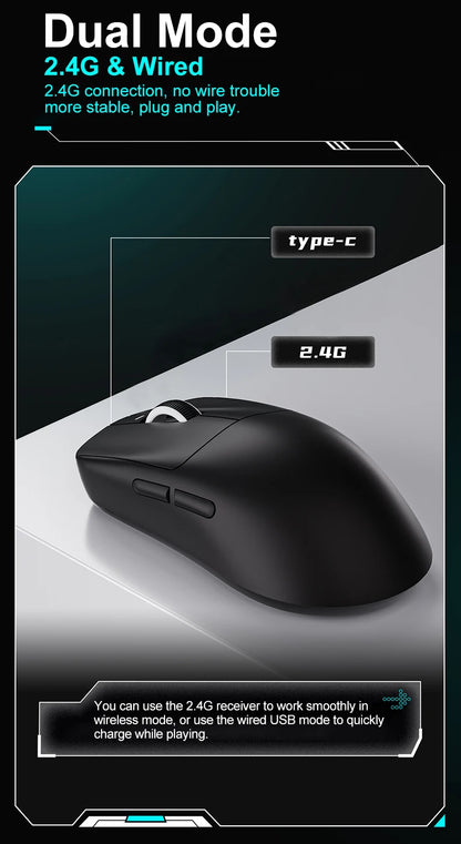 ATK VXE Dragonfly R1 Pro MAX Esports Wireless Gaming Mouse Rechargeable PAW3395 R1 Pro  Lightweight Custom FPS Mouse For CSGO
