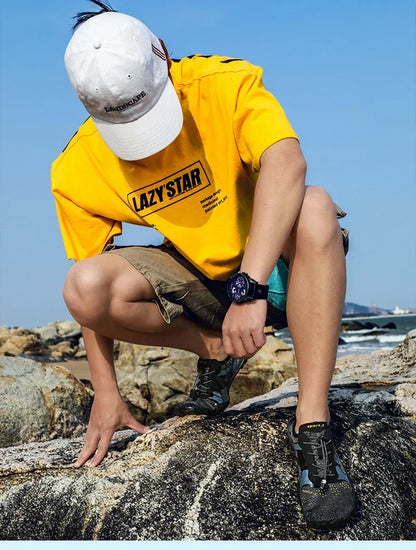 Leichte, erfrischende Aqua-Stiefel für Herren, atmungsaktive Outdoor-Wasserschuhe für Damen, rutschfest, strapazierfähig, Sport- und Wandersneaker