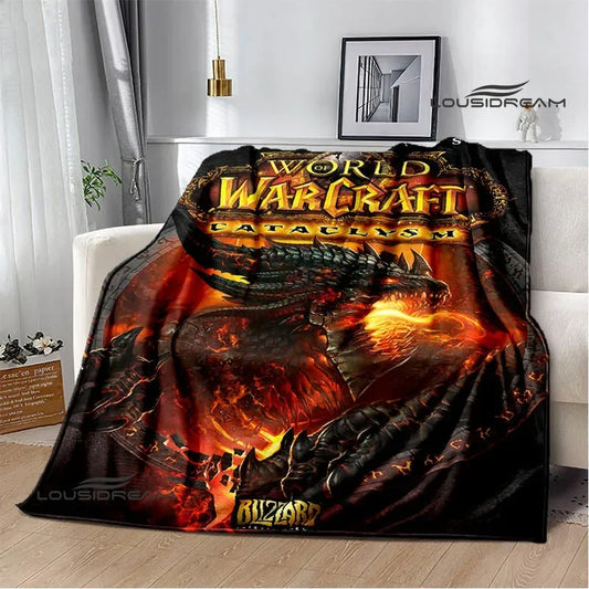 Game World of Warcraft Printed Blanket Picnic blanket Warm Flannel blankets Home bed linings blankets for beds Birthday Gift