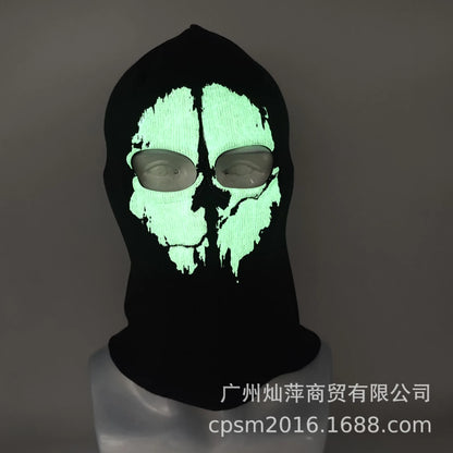 Night light cycling mask; Call of Duty Skull Mask; CS Headset; Deadpool Merchandise Warm Mask; Halloween Fun