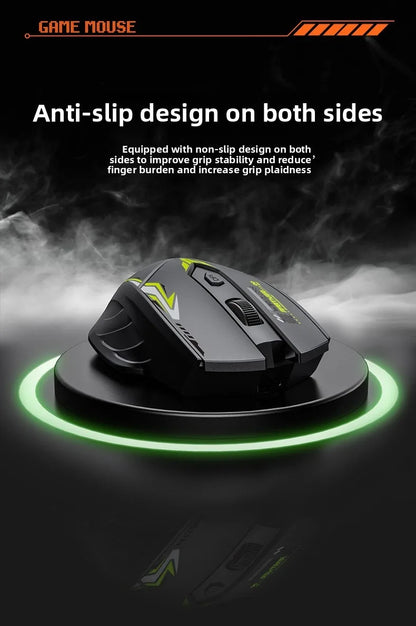 Rechargeable Wireless Mouse 2.4Ghz Gaming Computer Bluetooth Mouse 1600DPI Ergonomic Gamer Mice For PC Office Laptop