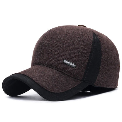 Casquette de sport imperméable, confortable et ajustable, avec oreillettes doublées, bonnet d'hiver léger pour un look décontracté