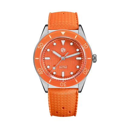 San Martin Official 39mm Guilloche MOP Dial Miyota 90S5 Sport Watch Automatic Mechanical Sapphire Bezel 20 ATM Luminous SN0151