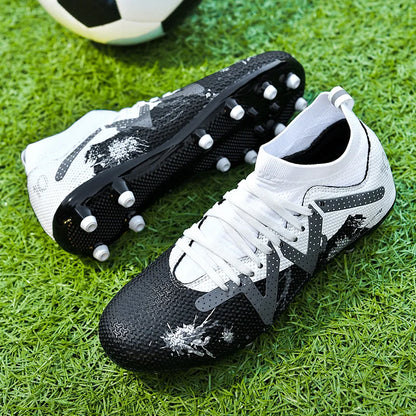 Chaussures de football pour homme, crampons Society, chaussures de football professionnelles, chaussures de football d'intérieur pour terrain rapide, baskets pour garçon, entraînement original