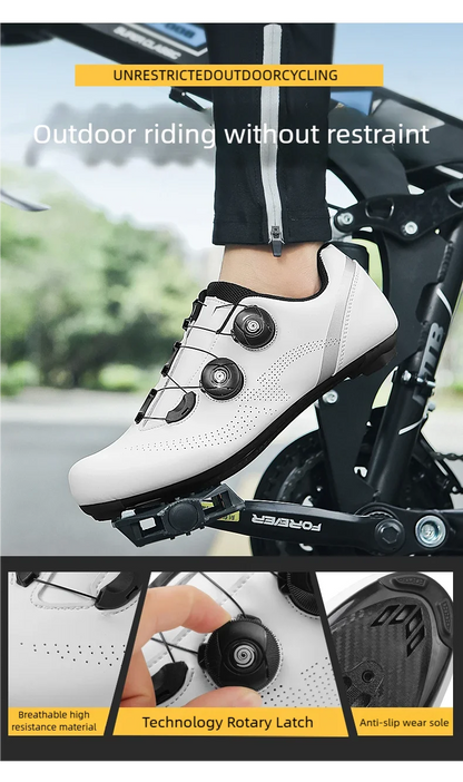 Chaussures de cyclisme Chaussures VTT pour homme Chaussures de course VTT Chaussures de vélo tout-terrain Chaussures de pédalage VTT Compétition de VTT