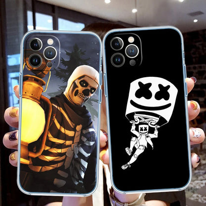 Capa Transparente para Telemóvel F-Fortnites-Poster para Samsung Galaxy A04 A04S A14 A23 A34 A54 M23 M33 M52 M53