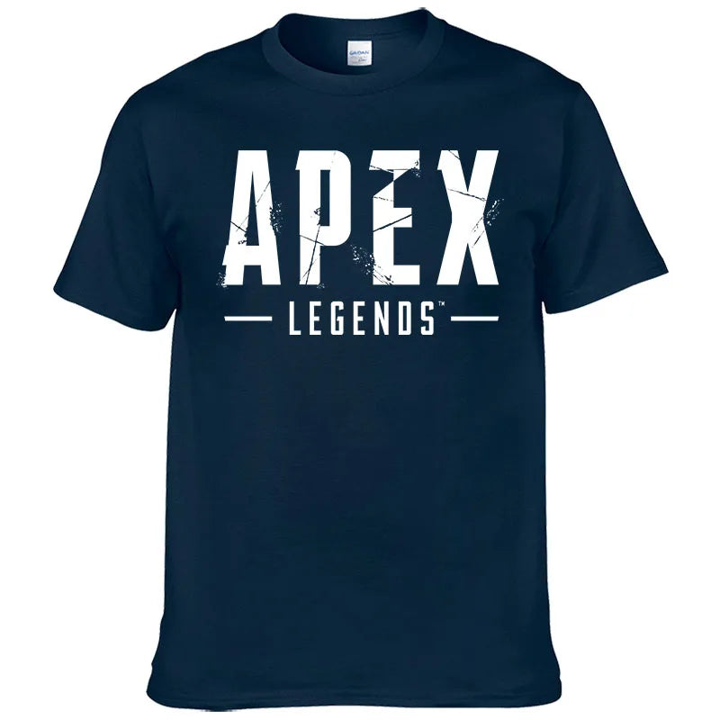 2026 Summer Streetwear T-shirt Men Fashion Casual Clothes Cotton Short Sleeve tshirt Printed Apex Legends T Shirt Harajuku Top