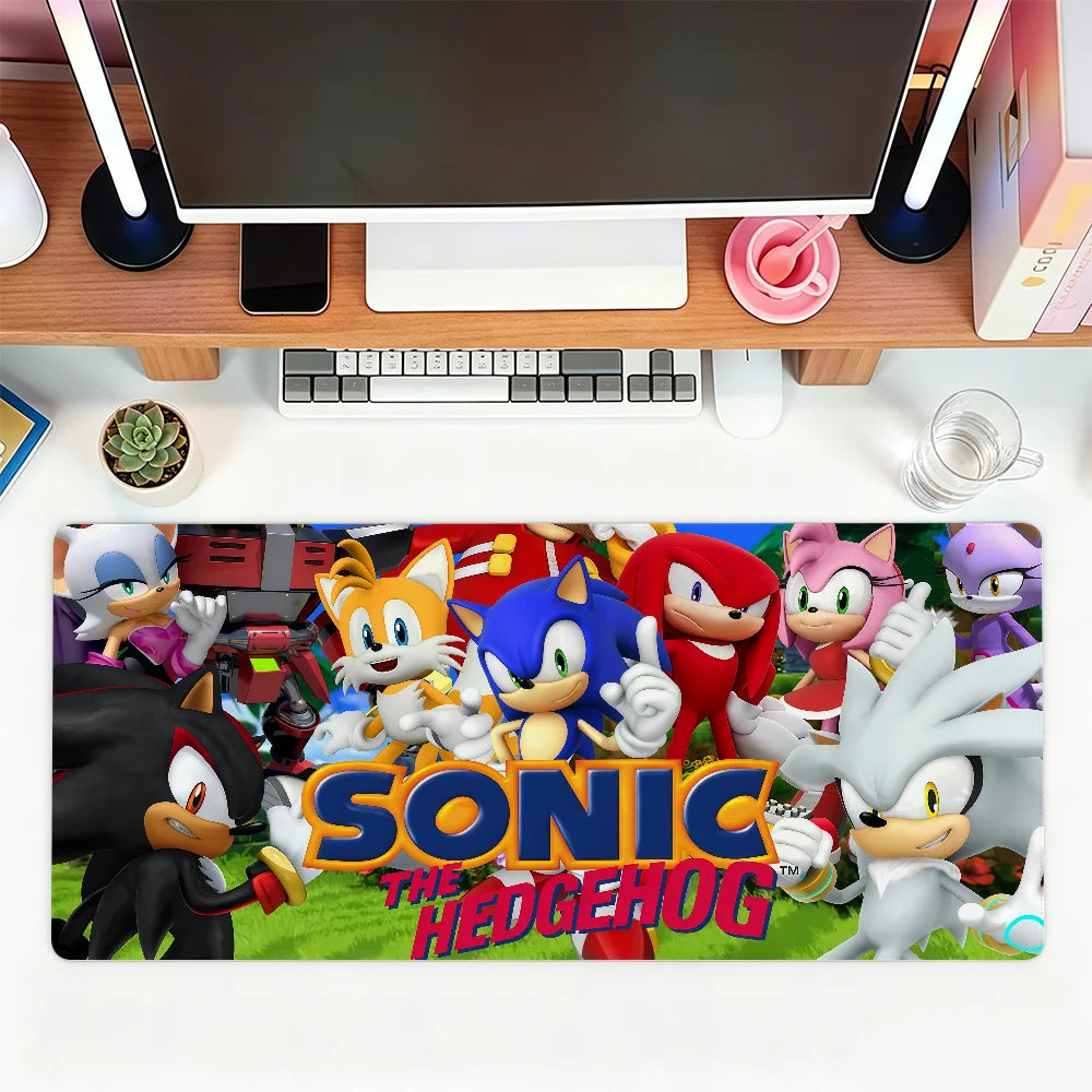 Game S-Sonic The H-Hedgehog Mouse Pad For Office Gaming And Keyboards Non-Slip Large Waterproof