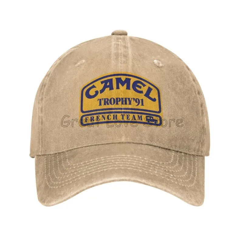 Camel Trophy 91 Cowboy-Hut, Retro, verstellbar, gewaschene Baumwolle, Golfmütze, Sommer, Vintage, Sonnenblenden, Baseballmützen