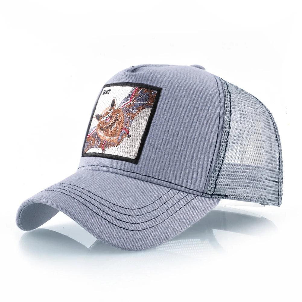 Streetwear Trucker Caps With Scorpion Patch Men's Snapback Hip Hop Baseball Cap For Women Four Seasons Fashion Casquette Hats