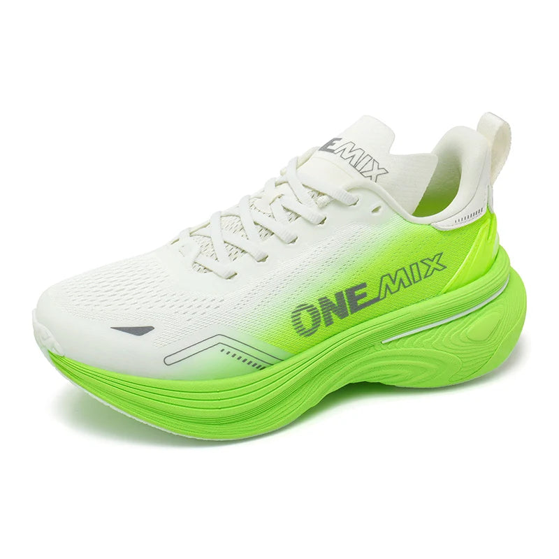 ONEMIX Bumper Max Jogging Running Shoes Unisex Lightweight Sneakers Road Wear-Resistant Fashion Sports Fitness Shoes