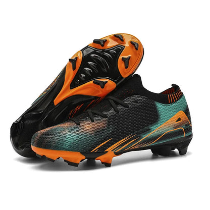 Professional Men's Outdoor FG Bottomed Football Shoes Adult Durable Comfortable Training Shoes Teenagers Non Slip Soccer Shoes
