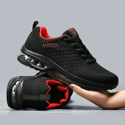 Chaussures de course pour homme, chaussures de sport de plein air, chaussures de tennis décontractées en mesh, chaussures de sport légères à lacets pour le jogging et la salle de sport, nouvelles baskets pour homme