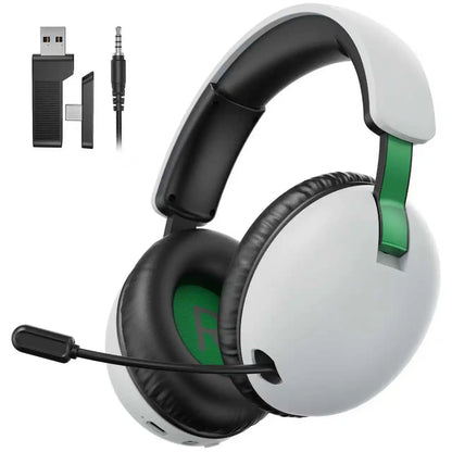 Auscultadores Gaming Sem Fios Acinaci BL500 2.4G Bluetooth 5.3 e com Fio – Microfone com Cancelamento de Ruído, Bateria de 30H, Drivers de 50mm para PC, PS5, PS4