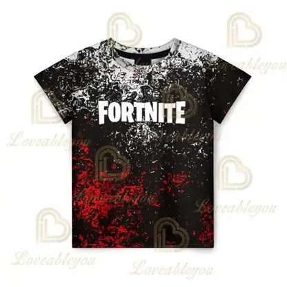 Cartoon Fortnite New Summer Children T Shirt 3D Printed Boys Girls Streetwear Adults Kids Clothes Funny Tee O-Neck Tops