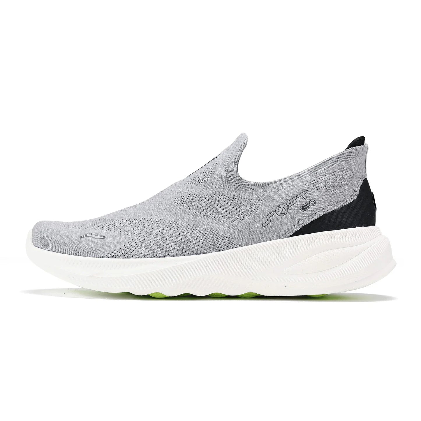 Scarpe casual da passeggio slip-on da uomo Li-Ning SOFT GO 2 KNIT, ammortizzate, comode e stabili, sneakers sportive quotidiane in mesh per jogging LiNing AGLV017