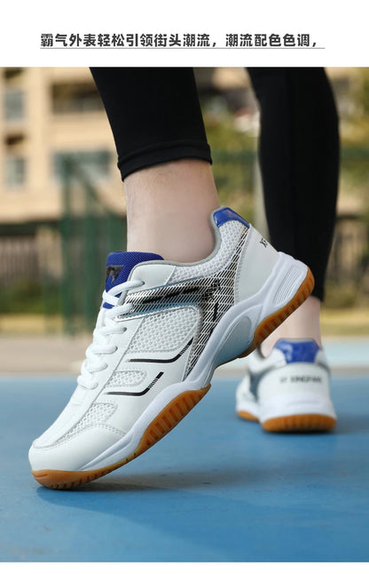 Nové profesionální badmintonové tenisky 2025, pánská tenisová obuv, prodyšná protiskluzová volejbalová sportovní obuv pro muže i ženy