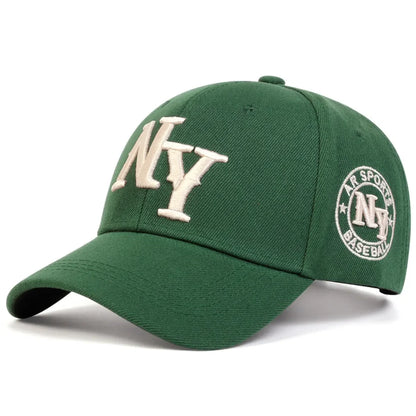 Unisex Letter Embroidery Baseball Caps Spring and Autumn Outdoor Adjustable Casual Hats Sunscreen Hat Sports Cap