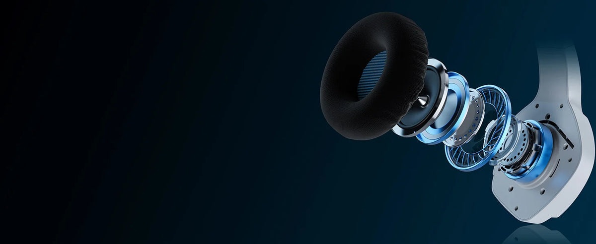 BINNUNE – casque de jeu sans fil 2.4GHz, Bluetooth 5.3, avec micro antibruit, multiplateforme pour PS5/PS4/Switch