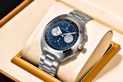 PAGANI DESIGN 2026 Retro Luxury Men's Quartz Watches Sports Chronograph VK63 Watch For Men AR Sapphire Waterproof Leather Clock