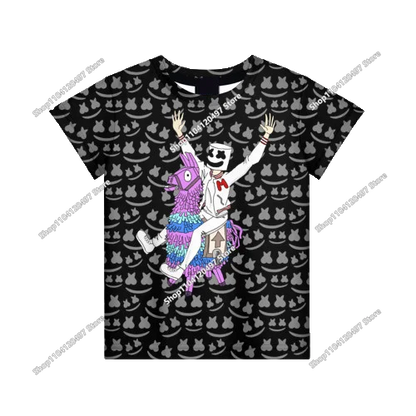 Summer Fashion Fortnite Mascot 3D Print Kids T Shirt Casual T-shirt Boys Girls Unisex Children's Clothing Tshirt Tops