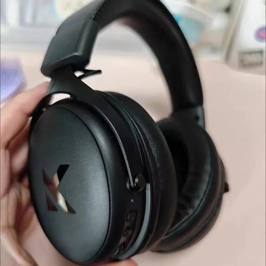 Casque sans fil Bluetooth MCHOSE V9 Pro 2 avec microphone à trois modes, réduction du bruit, son dynamique et faible latence, idéal pour le bureau, les jeux et comme cadeau.